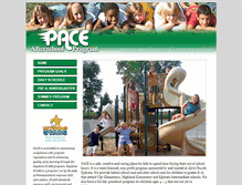 Tablet Screenshot of paceafterschool.com